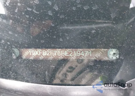 2015 Honda Civic Se из США, поврежденный, VIN 19XFB2F78FE219471